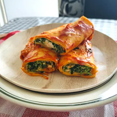 Anita Eiremhionkhale Cannelloni Ricotta Spinach